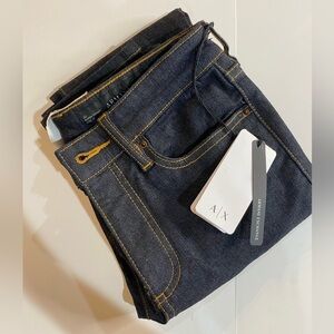 Armani Exchange Super Skinny Mid Rise Jeans Size 25 Rinse Wash J01